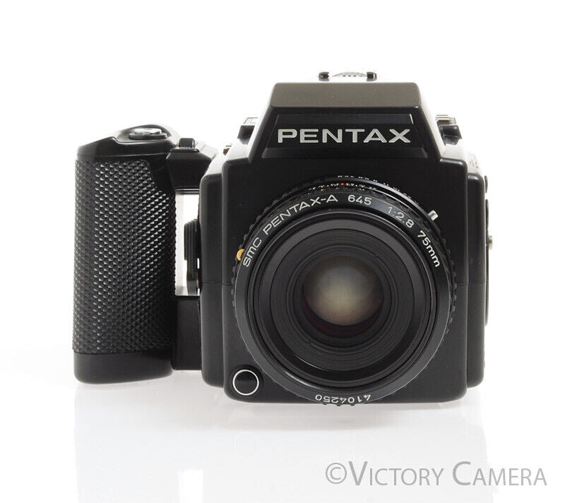 Pentax 645 Camera w/ 75mm f2.8 Lens 120 Back - Victory Camera