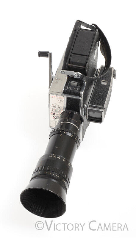 Paillard Bolex H16M 16mm Movie Camera w/ Som Berthiot 17-85mm f2 [EXC]