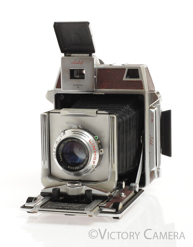 Linhof Super Technika IV Medium Format 6x9 Camera w/ 105mm f3.5 Xenar Lens - Victory Camera