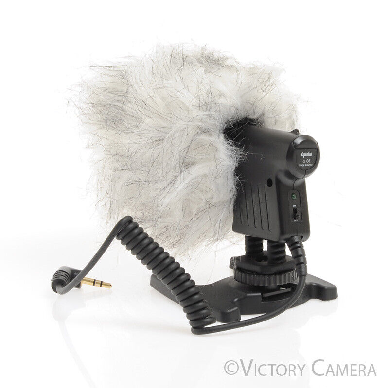 Opteka VM-8 Shotgun Mic Microphone w/ Deadcat Wind Filter - Victory Camera