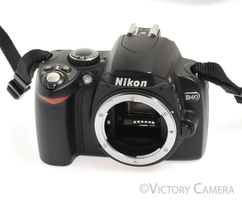Nikon D40 Digital Camera Body with Charger -6600 Shutter Count- - Victory Camera