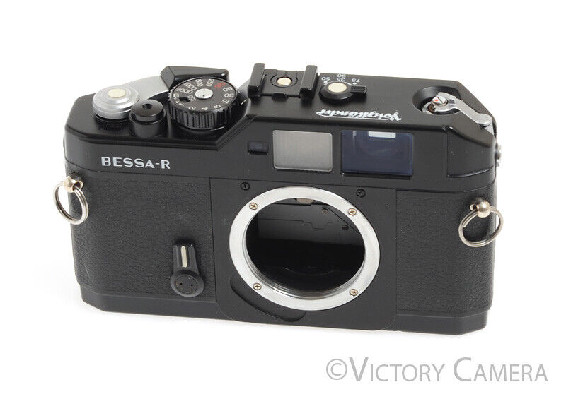 Voigtlander Bessa-R Black L39 Mount Rangefinder Camera Body -Nice- - Victory Camera