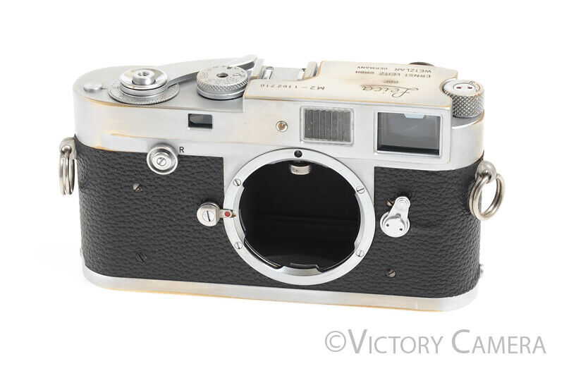 Leica M2 Chrome 35mm Rangefinder Camera Body w/ Upgraded Finder -YYE CLA- - Victory Camera