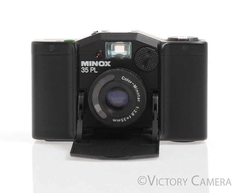 Minox 35 PL Black 35mm Camera w/ 35mm f2.8 Lens -Clean in Box- - Victory Camera