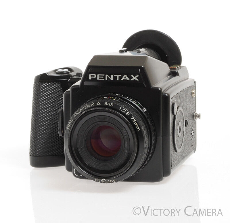 Pentax 645 Medium Format Camera w/ 75mm f2.8 Lens &amp; 120 Back - Victory Camera