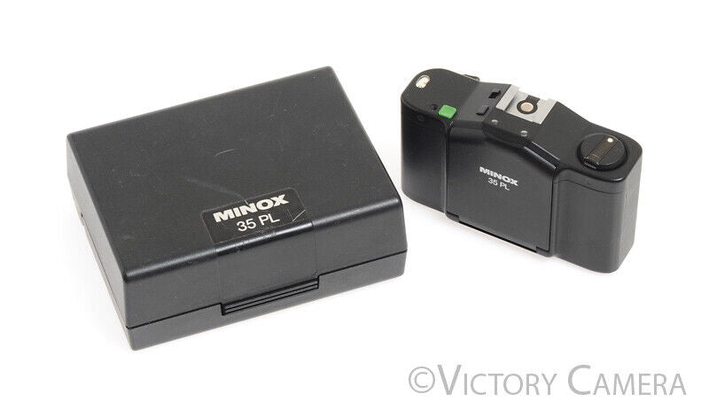 Minox 35 PL Black 35mm Camera w/ 35mm f2.8 Lens -Clean in Box- - Victory Camera