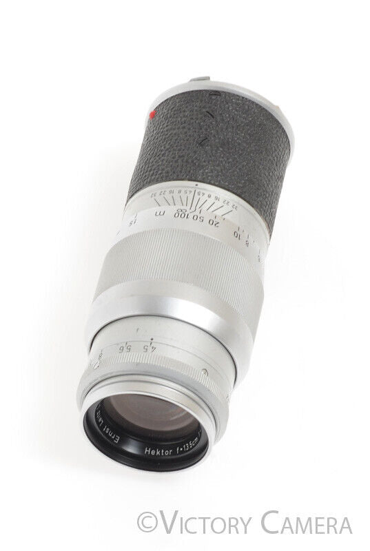 Leica 13.5cm 135mm f4.5 Hektor Bayonet M Portrait Prime Lens -Clean Glass- - Victory Camera