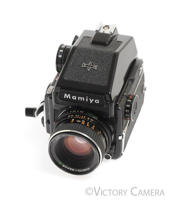 Mamiya m645 1000s 645 Camera w/ Eye Level & 80mm f2.8 C Lens -New Seals-