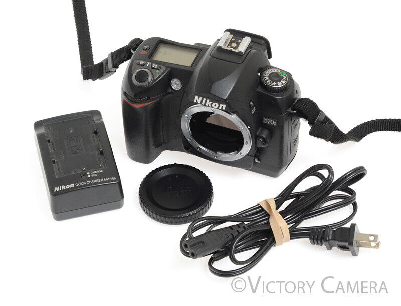 Nikon D70s Digital SLR Camera Body w/ Battery &amp; Charger - Victory Camera