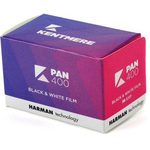 Kentmere Pan 400 Black and White Negative Film (35mm Roll Film, 36 Exposures) - Victory Camera