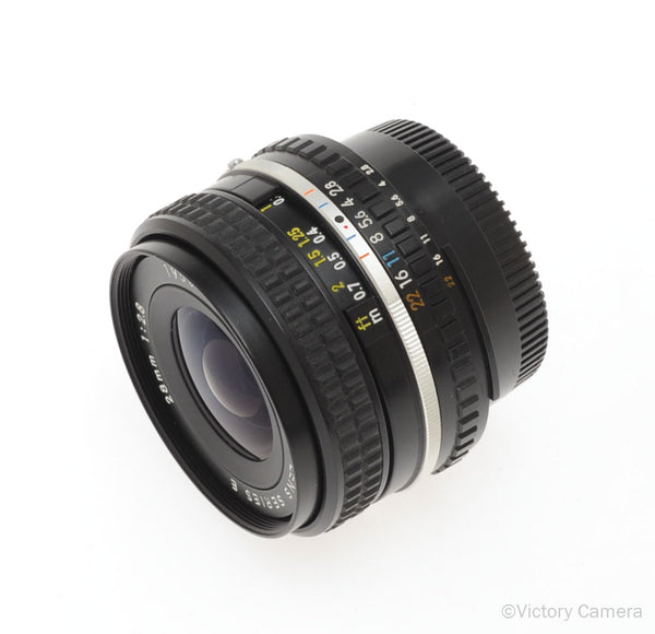 Nikon Nikkor 28mm f2.8 AI-S E-Series Wide Angle Lens