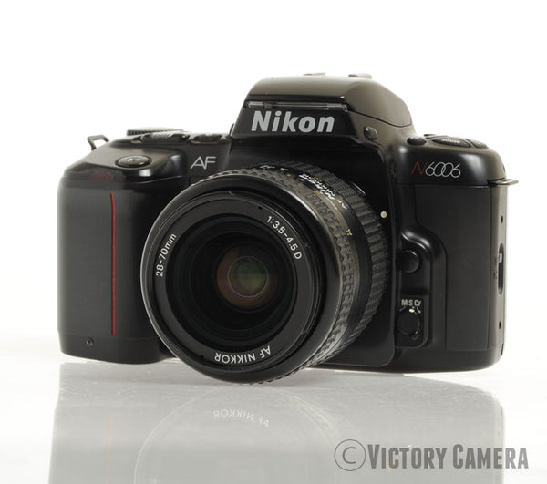 Nikon N6006 6000 AF Film SLR Camera w/ AF Nikkor 28-70mm Zoom Lens [EX