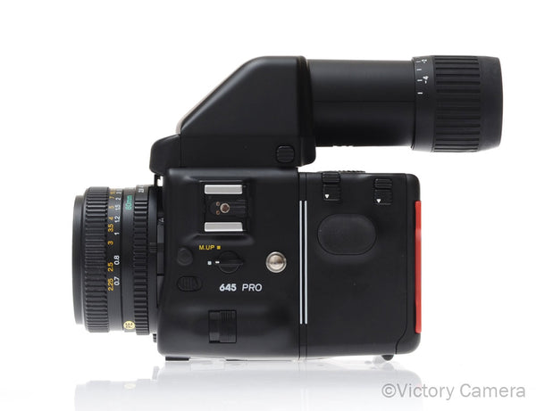 Mamiya 645 Pro Camera AE Metered Prism 80mm f2.8 N Lens [EXC+]