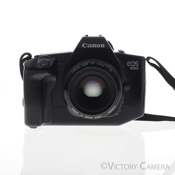 Canon EOS 650 Autofocus 35mm FILM Camera w/ 50mm f1.8 AF Lens [EXC+]