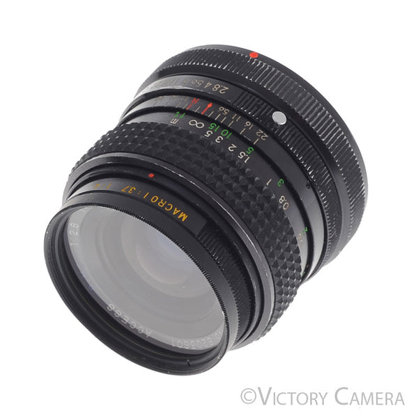 Access P-MC 28mm f2.8 Canon FD Macro Wide Angle Prime Lens [EXC-]