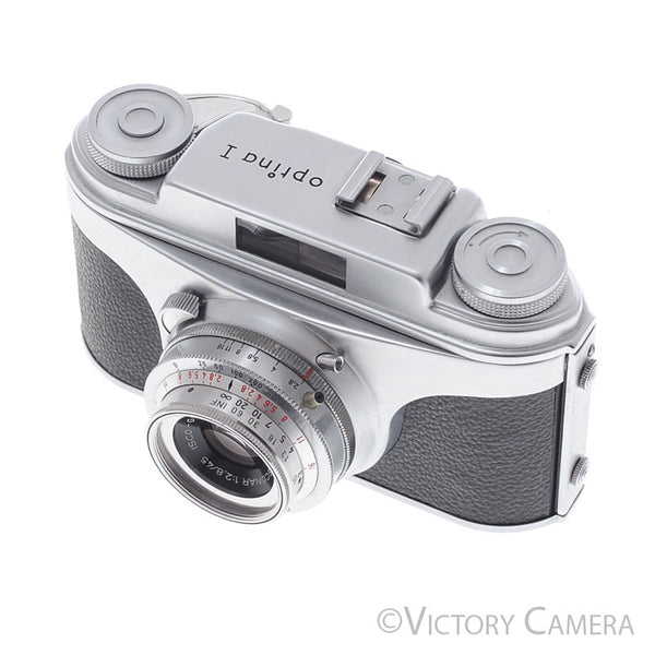 Agfa Optina I 35mm Chrome Film Camera w/ 45mm f2.8 Lens [EXC]