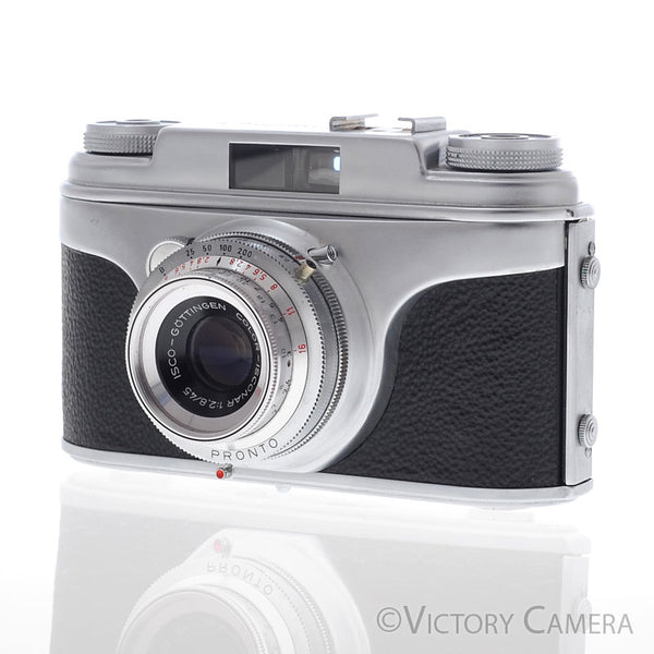 Agfa Optina I 35mm Chrome Film Camera w/ 45mm f2.8 Lens [EXC]