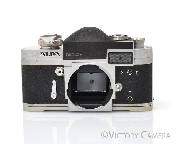 Alpa Reflex Mod. 6c Chrome 35mm SLR Film Camera Body -No Meter- [EXC-]