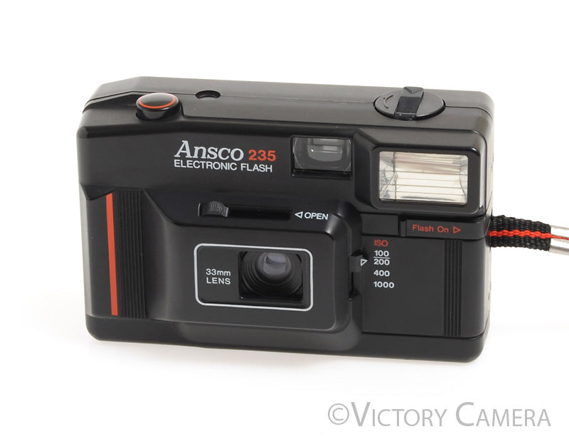 Ansco 235 35mm Point &amp; Shoot Film Camera w/ 33mm Lens