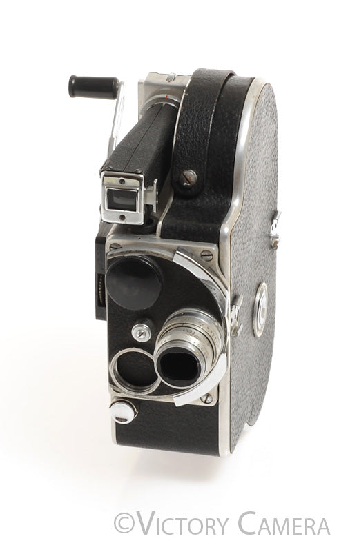 Bolex H16 16mm Motion Picture Film Camera w/ 25mm f1.9 Lens [EXC]