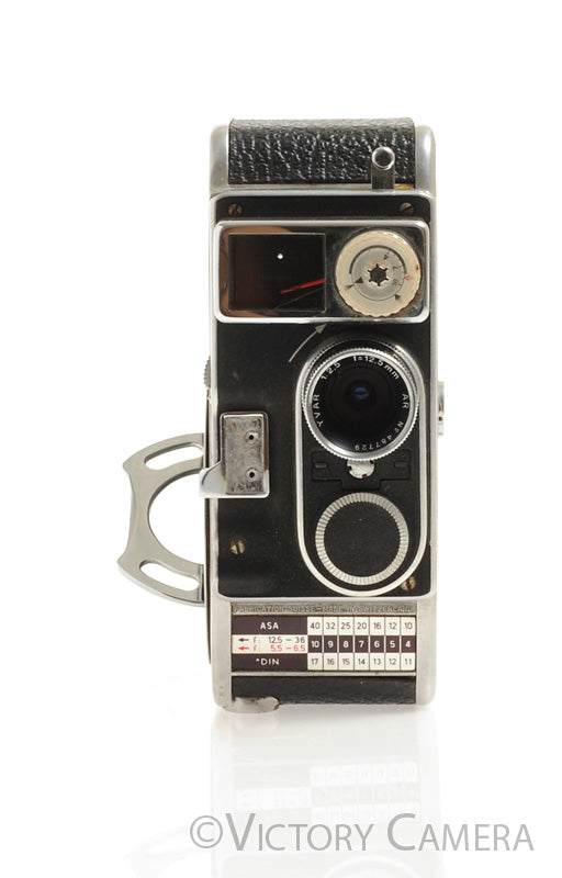 Bolex Paillard B8L Double 8mm Cine Movie Camera w/ 12.5mm f2