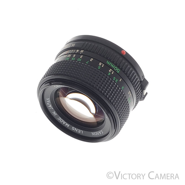 Canon 50mm f1.4 (late model) Fast Prime Lens for FD Mount [EXC+]