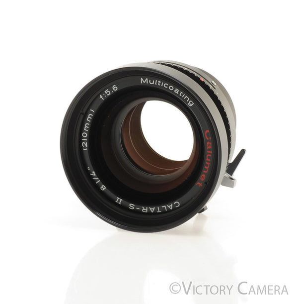 Calumet Caltar-S II 210mm f5.6 MC 4x5 View Camera Lens Copal 1 Shutter