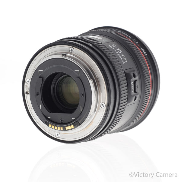 Canon EOS EF 8-15mm f4 L USM Fisheye Zoom Lens [MINT-]