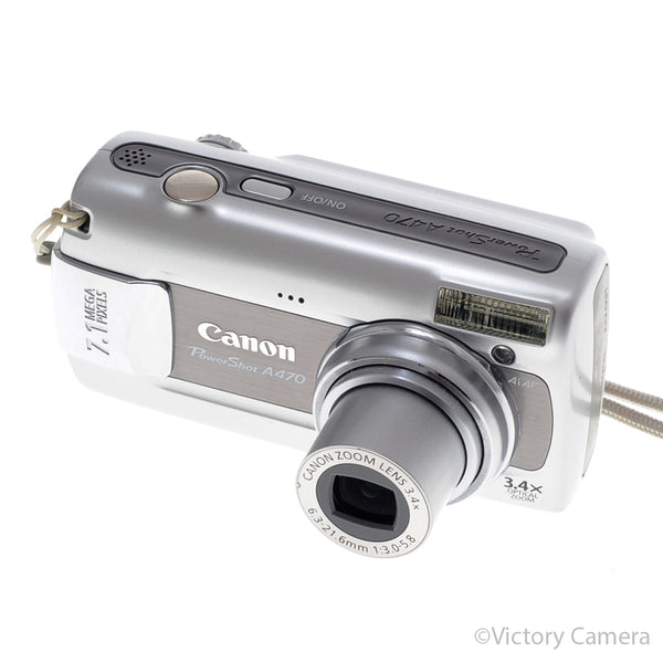 Canon Powershot A470 7.1mp Digital Point & Shoot Camera [EXC+]