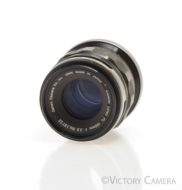 レンズ Canon 100mm f3.5 Canon 100mm F3.5 II (Lマウント）- 造りの良さが際立つ超コンパクトな