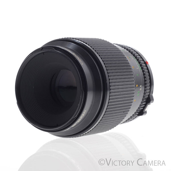 Canon FD 100mm f4 (late version) Telephoto Macro Lens [EXC+]