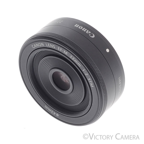 Canon EF-M 22mm f2 STM Pancake Prime Lens for Mirrorless EF-M [EXC+]