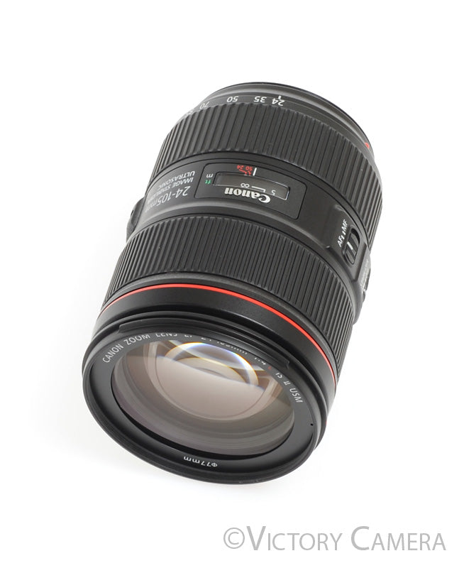 Canon EOS EF 24-105mm F4 L IS II USM Lens w/ Shade - Victory Camera