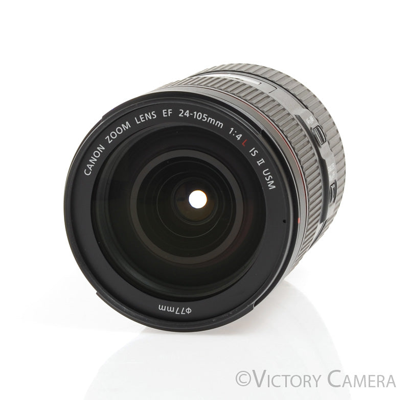 Canon EOS EF 24-105mm F4 L IS II USM Lens w/ Shade - Victory Camera