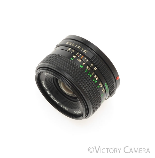 Canon FD 28mm f2.8 (late version) Manual Focus Wide Angle