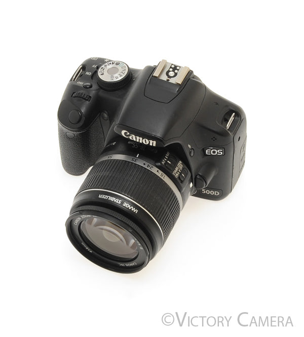 Canon Rebel 500D T1i 15.1mp Digital SLR Camera w/ 18-55mm Lens [EXC]