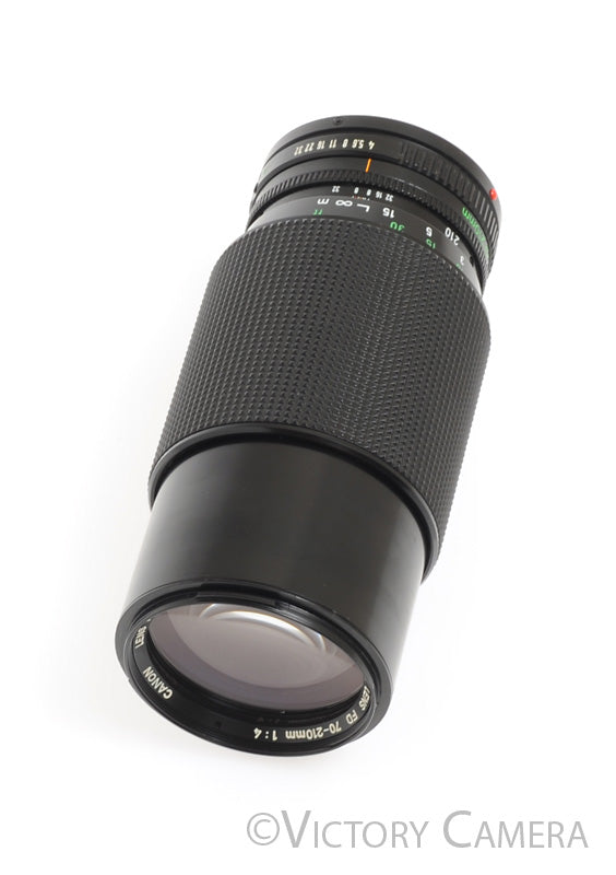 Canon 70-210mm f4 FD (late version) Manual Focus Telephoto Zoom Lens - Victory Camera