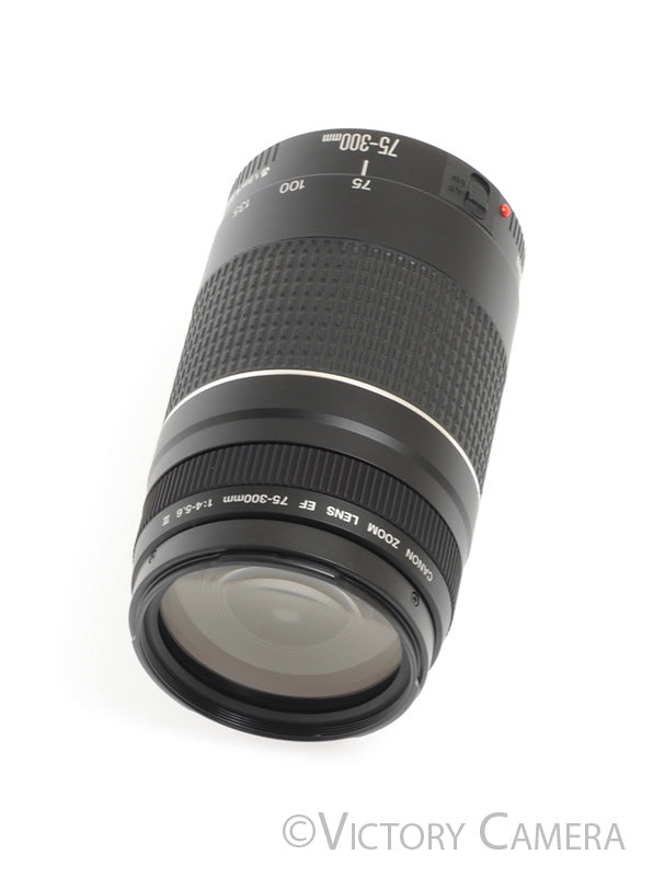 Canon EOS EF 75-300mm f4-5.6 III Telephoto Zoom Lens -Clean in Box- - Victory Camera