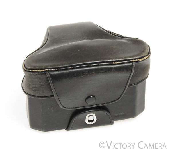 Canon F-1 Original Genuine Ever Ready Black Leather Camera Case [EX]