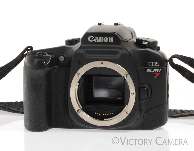 Canon EOS Elan 7 Auto Focus Auto Exposure 35mm Film Camera Body -Clean- - Victory Camera