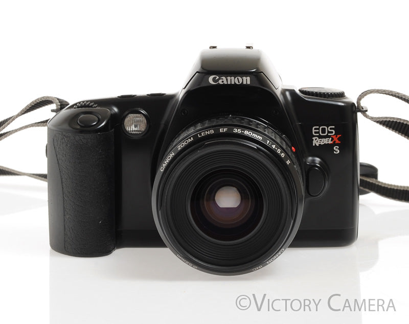 Canon Rebel XS 35mm Film Camera w/ 35-80mm Lens - Victory Camera