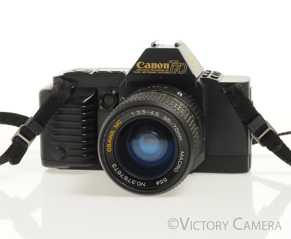 Canon T70 35mm FD Film Camera Body w/ 35-70mm Zoom Lens [EXC]