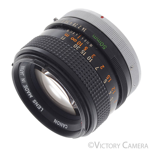 ☆実用品☆キャノン CANON FD 50mm F1.4 S.S.C. 《キャップ 付き