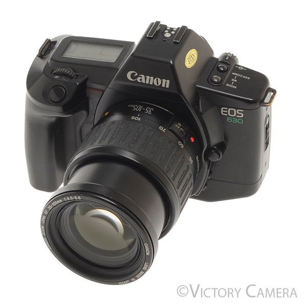 Canon EOS 630 フィルムカメラ Canon EOS 630 35mm Film Camera w/ 35-105mm Autofocus Zoom Lens [EXC]