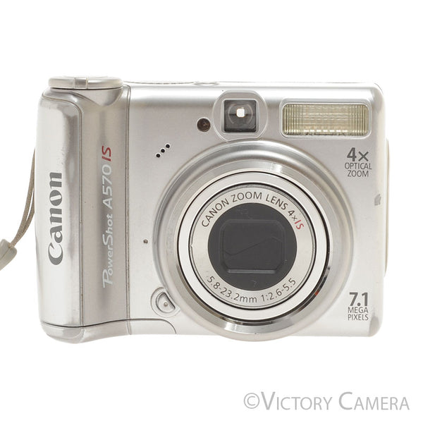 Canon PowerShot A570 IS 7.1MP Digital Point & Shoot Camera [EXC]
