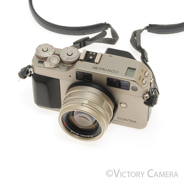 Contax G1 35mm Autofocus Film Camera w/ Planar 45mm f2 Prime Lens [EXC