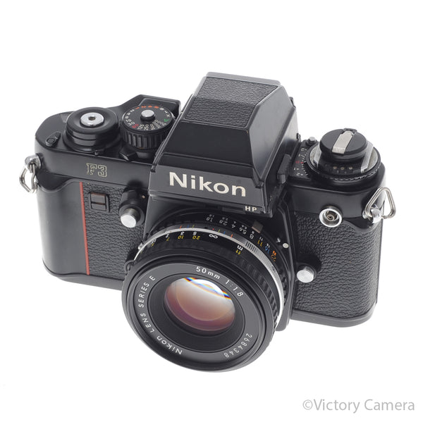 Nikon F3 HP F3HP 35mm Film Camera w/ Nikon 50mm f1.8 Lens [EXC+]