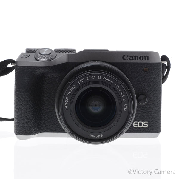 Canon EOS M6 II 24.2MP Mirrorless Digital Camera w/ 15-45mm [EXC+]