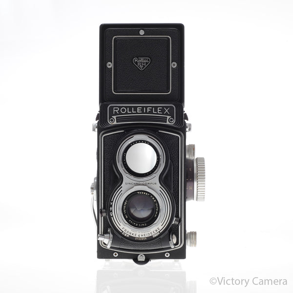 Rollei Rolleiflex T TLR Medium Format Film Camera Zeiss 75mm f3.5 [EXC