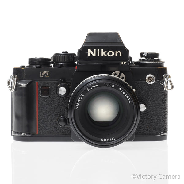 Nikon F3 HP フィルムカメラ Nikon F3 HP F3HP 35mm Film Camera w/ Nikon 50mm f1.8 AI-S Lens [EXC-]